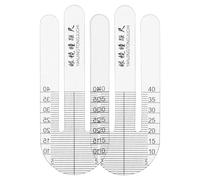 Homoyoyo 2pcs Portable Pupil Distance Ruler Optical Pupillometer Precision Measurement Plastic Material for Opticians Dispensing Stores