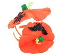 Homoyoyo 2pcs Pumpkin Hairband Hair Card Pumpkins Costume Head Buckle Headband Cute Halloween Hat Hair Hoop Halloween Headband Women Jack Has Non-woven Fabric