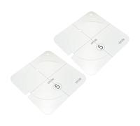 Homoyoyo 2pcs Quilting Templates Set for DIY Patchwork Sewing, Free-Motion Quilting Rulers with Circle Pattern, Quilted Measuring Tools for Quilt Supplies and Craft Decoration