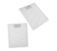 Homoyoyo 2pcs Range Hood Filter Mesh Cooker Hood Mesh Filter Heat Resistant Multi-layer Aluminum Grease Screen for Kitchen Replacement and Exhaust Systems