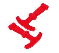 Homoyoyo 2Pcs Red Silicone T Handle Cooler Latches Replacement Buckle Latch for Camping Coolers and Car Refrigerators with Fine Sealing and Insulation