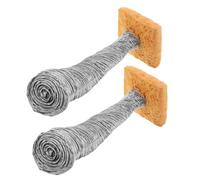 Homoyoyo 2pcs Resin Tornado Figurines Miniature Sand Table Decorations Realistic Desktop Tornado Sculpture for Landscape Model and Home Party Décor