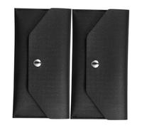 Homoyoyo 2pcs Reusable Cash Envelope Wallet for Women Fake Leather Budget Money Pouch with Secure Closure Compact Organizer for Bills Coins Cards for Budgeting Travel and Everyday Use