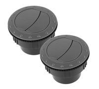 Homoyoyo 2pcs Rv Roof Vent Cover Round Exhaust Vent for Camper Cargo Trailer Leakproof Air Outlet for School Design for Various Vehicles Compact Stylish