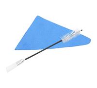 Homoyoyo 2pcs Saxophone Cleaning Kit with Saxophone Tone Hole Brush and Triangle Cleaning Cloth Ergonomic Design Compact and Portable and Clarinet Maintenance