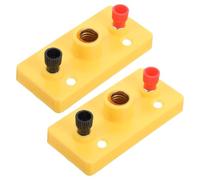 Homoyoyo 2pcs Screw Lamp Holder Light Socket for Basic Electricity Learning Kit, Electrical Circuit Experiment Accessories for Physics Science DIY Projects
