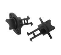 Homoyoyo 2pcs Scupper Drain Plug Kayak Drain Holes Plug Nylon Black Easy Installation Waterproof Closure for Inflatable Dinghy Raft Fishing