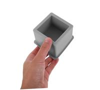 Homoyoyo 2pcs Silicone Cement Pot Molds Hexagon Square Flowerpot Moulds for DIY Succulent Planters Non-Stick Concrete Vase Moulds with Smooth Finish Garden Indoor Plant Pot Casting Tools