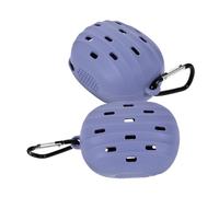 Homoyoyo 2pcs Silicone Powder Puff Cases Portable Travel Makeup Sponge Holder Compact Dustproof Storage Box for Beauty Blending Sponge Protection