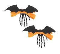 Homoyoyo 2pcs Skull Hairpin Halloween Party Hairpins Skeleton Hand Bone Hair Clip Gothic Hair Accessories for Women