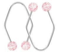 Homoyoyo 2pcs Stainless Steel Dimple Maker for Cheeks Facial Exerciser Trainer Portable Face Dimple Shaper Suitable for Home and Travel Use