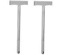 Homoyoyo 2pcs Stainless Steel Sign Stand Rod Handheld Sign Holder for Sports Meetings Welcome Display Material for Outdoor Events