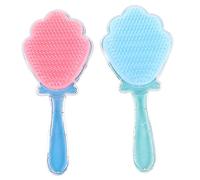 Homoyoyo 2Pcs Static Hair Combs with Ergonomic Handle Scalp Massage Detangler Brush for Women and Comfortable Paddle Design Promotes Circulation and Reduces Headaches and Smooth Finish