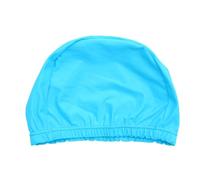 Homoyoyo 2pcs Stretchable Polyester Swim Caps for Adults Suitable for Long Hair Quick-drying Swimming Hats Comfortable Fit for Men and Women in Lake Blue
