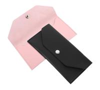 Homoyoyo 2Pcs Stylish PU Leather Coin Wallet with Snap Closure Compact Money Holder for Shopping and Commuting Versatile Accessory for Everyday Use