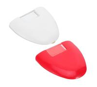 Homoyoyo 2pcs Tailor Chalk for Sewing with Innovative Wheel Chalk Design, Plastic Triangle Shape, Accurate Marking, Resistant to Wear, Lightweight and Easy to Grip for DIY Crafts