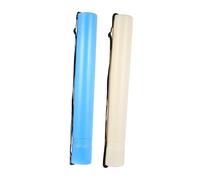Homoyoyo 2pcs Telescopic Plastic Poster Tube Strap Storage Tube for Paintings and Blueprints Extendable Drawing Drafting for Artists and Designers White and Blue