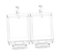 Homoyoyo 2pcs Transparent Boat Rocker Switch Covers Protective Flipping Button Guards Light Switch Guards Dustproof Button Protective Covers for Household and Industrial Use