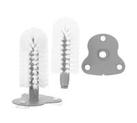 Homoyoyo 2pcs Turtle Shell Cleaning Brushes with Suction Cups, Turtle Back Scratcher and Aquarium Tank Brush for Mud and Dirt Removal, Reusable Pet Care Accessories for Tortoises