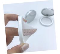Homoyoyo 2PCS Ultra-thin Iridescent Loose Powder Box Portable Cosmetic Powder Cases with Elastic Mesh and Flip Cover Refillable Makeup Storage for Foundation and Setting Compact Abs Design