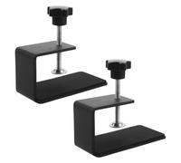 Homoyoyo 2pcs Universal Shifter Mount for Desk Adjustable Screw Clamp System, Iron Material, Portable and Compact Racing Gear Holder for Sim Shifter and Racing Game Simulator