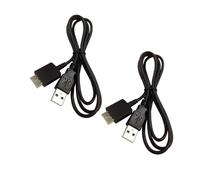 Homoyoyo 2PCS USB Charger Cable for Nwmu Player Durable Flexible Data Sync Cord Replacement for Home Car Travel Charging