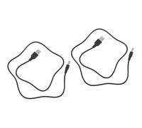 Homoyoyo 2pcs USB to Dc Barrel Jack Charging Cable for Intelligent Sensor Garbage Can round Connector Power Cord Compatible with USB Devices