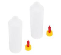 Homoyoyo 2pcs Veterinary Feeding Bottle, Lamb Nursing Bottle, Plastic, 400ml/13.5oz, for Goat and Puppy, Pet Care and Farm Animal Feeding Routines