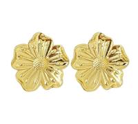 Homoyoyo 2Pcs Vintage Brass Flower Dresser Knobs Retro Single Hole Cabinet Handles for Kitchen Wardrobe Drawer Pulls Quick Install Decorative Floral Hardware with Timeless Elegance