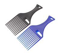 Homoyoyo 2pcs Wide-tooth Oil Combs Styling Teasing Nitty-gritty Combs for Curls Hair Styling Accessories