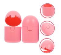 Homoyoyo 2pcs Women Personal Item Storage Box Food Grade PP Microwave Organizer Portable High-Temperature Resistant Case for Period Cups and Private Essentials