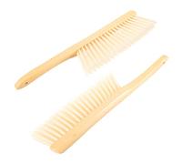 Homoyoyo 2pcs Wooden Handle Dusting Brush Soft Bristle Cleaning Hand Brush for Sofas Rugs Carpets and Household Surfaces Durable Flexible Bristles for Dust Dirt Removal and Cobweb Clearing