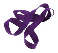 Homoyoyo 2pcs Yoga Mat Strap Carrier Sling with Adjustable Loops for Quilts | Cotton Purple Design, Quick Fastening and Hands Free Carry, for Camping Supplies and Yoga Classes