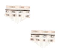 Homoyoyo 2sets Diy Craft Thumb Piano Bridge Key Accessories for Kalimba Musical Instrument Assembly Home Decor