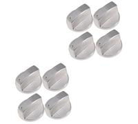 Homoyoyo 2sets Kitchen Gas Stove Knobs Replacement Knobs for Gas Stove Cooker Compact Sturdy Right Angle 0° 4pcs*2