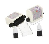 Homoyoyo 2sets Math Roller Stamps for Self-Inking Addition Subtraction Practice Stamping Tool for Kindergarten and Elementary Students Enhancing Math Skills Within