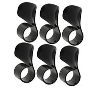 Homoyoyo 3 Pairs Throttle Clip Black Handles Controller Grips Hand Rest Motorcycle Cruise Grip Handlebar Motorcycle Wrist Throttle Assist Motorcycle Throttle Lock Motorcycle Black Abs