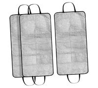 Homoyoyo 3 Pcs Mini Split Air Conditioner Covers for Outside Units 37x18in- Top Universal Outdoor Ac Cover - Aluminum Foil Ac Protector for Home Office