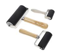 Homoyoyo 3 Pcs Printmaking Rubber Rollers Set with Multiple for Crafting Painting and DIY Projects Ink Applicators Easy to Handle for Artists and Home Use