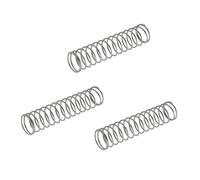 Homoyoyo 3 Pieces Silver Trumpet Button Springs Small Piston Replacement Parts Brass Instrument Accessories for Trumpet Button Mountings and Repairs