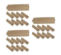Homoyoyo 30 Pcs Khaki Triangle Mailing Box, Kraft Paper | Triangular Prism Shape, Enhanced Stability and Anti-roll Protection, Simple Look for Engineers and Artists