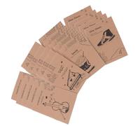 Homoyoyo 30 Pcs Retro Kraft Paper Notebook Notepad for Students with Classic Design and Eye Protection Feature Suitable for Poetry Work and Drawings School Supplies Assorted Assorted style