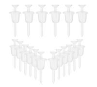 Homoyoyo 300 Pairs Earrings Jewelry Accessories Safety Earring Backs Plastic Studs Pierced Ear Protectors Transparent