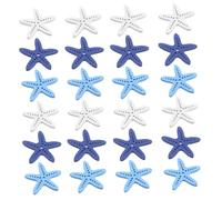 Homoyoyo 300pcs Nautical Sea Star Wood Cutouts Unfinished Crafts Coastal Coastal Summer Tree Decorations for DIY Handmade Ornaments