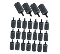 Homoyoyo 30pcs Aquarium Air Stone Bubbler Diffusers for Fish Tank Oxygen Pump Accessories Black Bubble Maker for Healthy Aquatic Environment Fit for Small to Tanks