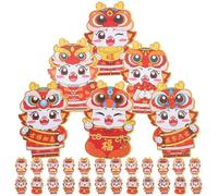 Homoyoyo 30pcs Cute Envelopes Envelope Empty Money Mixed Style Chinese Style for Spring Festival Zodiac Packet Party Packets