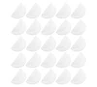 Homoyoyo 30pcs Fish Steaming Pad Pressure Cooker Liners Air Fryer Liner Mesh Mat Pastry Steamer Mat Reusable Dumplings White