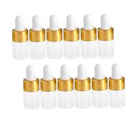 Homoyoyo 30pcs Glass Dropper Bottles for Liquid Storage Essential Oil Containers for Travel Home Use