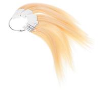 Homoyoyo 30pcs Human Hair Samples Color Chart for Dyeing Hair Test Analysis Bulk Strands for Salon and Barber Shop Testing