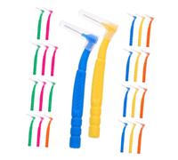 Homoyoyo 30pcs Interdental Toothbrush Ergonomic Lightweight Design for Teeth for Gaps Wisdom Teeth Cleaning Portable Convenient for Home Travel